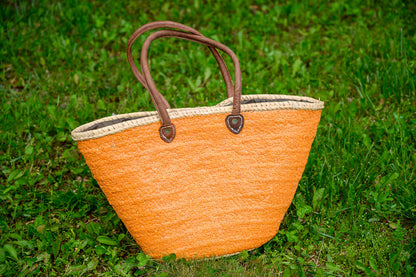 Morocco shopping basket Essouria orange